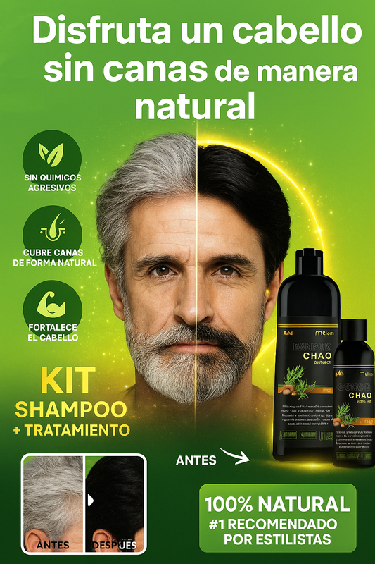SHAMPOO CHAO  CANAS +TRATAMIENTO